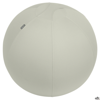 Piłka do siedzenia Leitz Ergo, 65cm, z zabezpieczeniem przed niekontrolowanym toczeniem się, jasnoszara 65420085