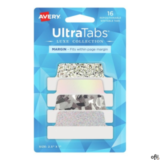 Zakładki indeksujące 63,5 x 25,4 mm brokatowe AVERY 74179 SALE