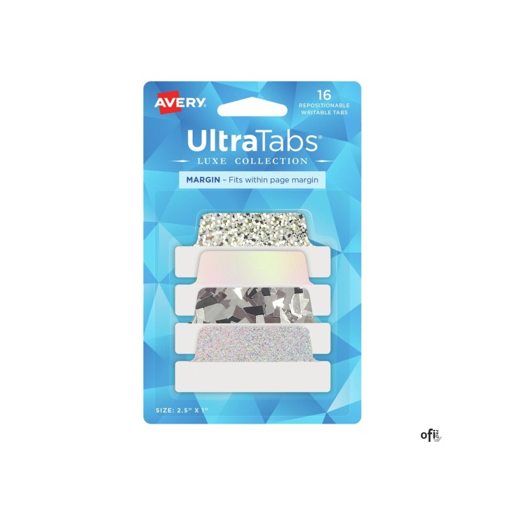 Zakładki indeksujące 63,5 x 25,4 mm brokatowe AVERY 74179 SALE