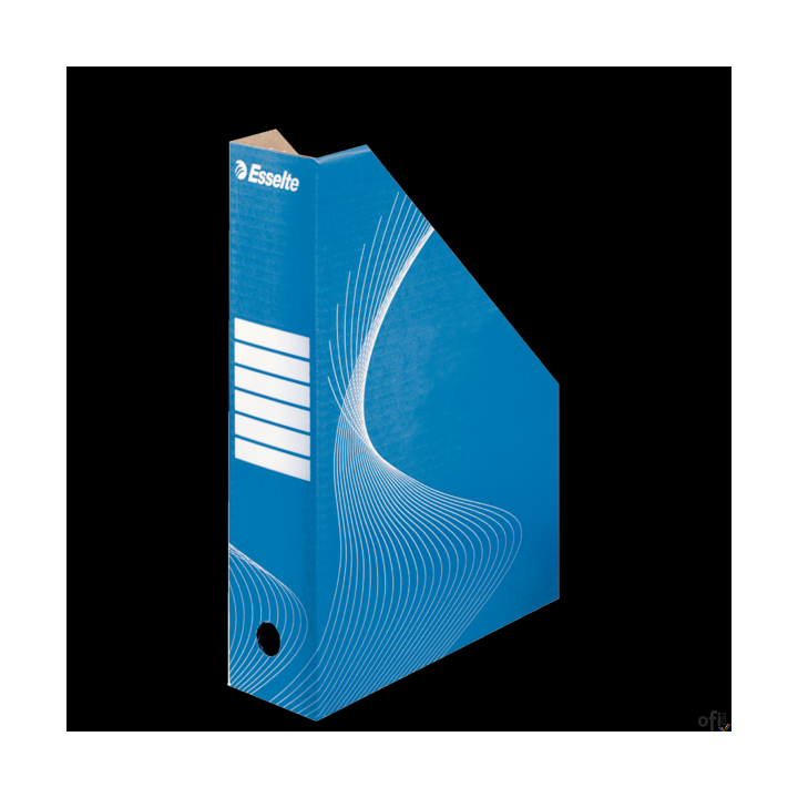 Pojemnik kartonowy na czasopisma 80mm niebieski ESSELTE 10025