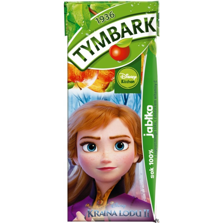 Sok TYMBARK jabłko 0.2l 200ml  (27 w zgrzewce) KARTONIK