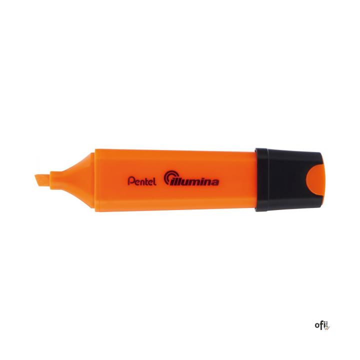 Zakreślacz płaski ze ściętą końcówką pomarańczowy SL60-F PENTEL