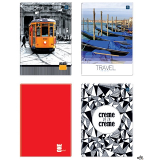 Brulion B5 160k kratka twarda oprawa INTERDRUK