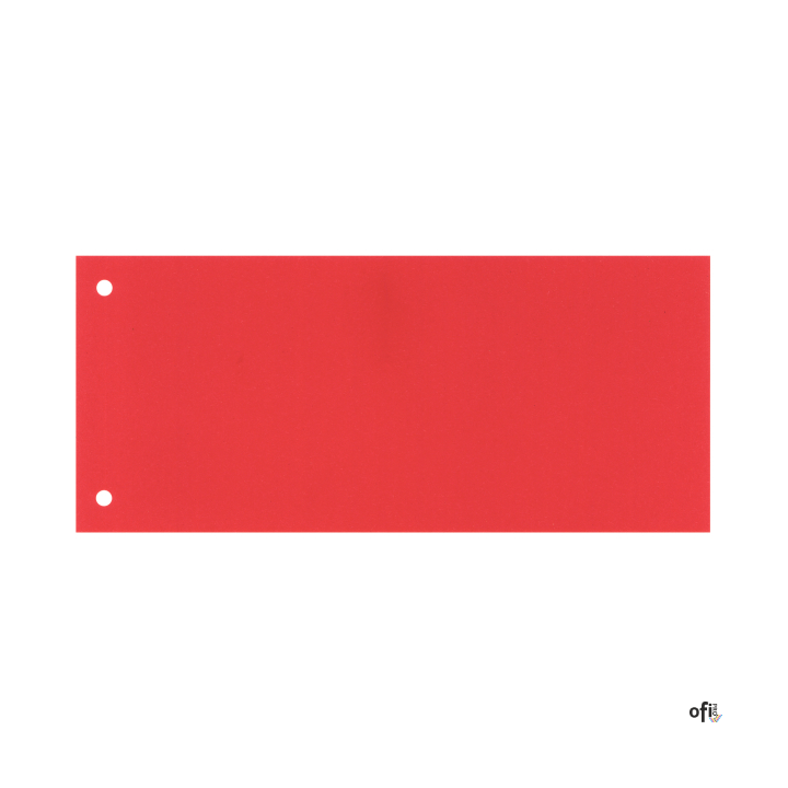 Przekładki 1/3 A4 Maxi Esselte, czerwony, 100 szt., 624446