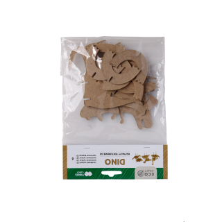 Zestaw kształtów tekturowych 3D, DINO, 6 szt, 15, 12 cm, Happy Color HA 4513 1512-DN6