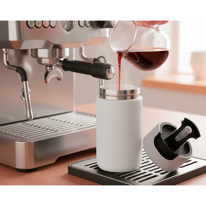 Kubek termiczny 400 ml Air Gifts z ceramiką | Nabila