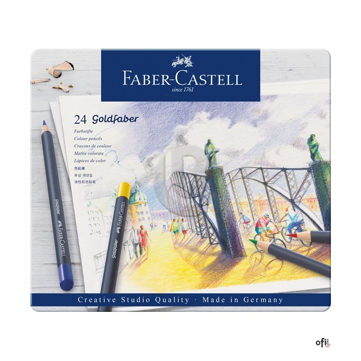 Kredki GOLDFABER 24kol.op.metal. 114724 FC