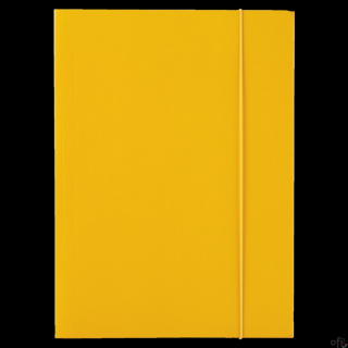 Teczka lakierowana z gumką A4 żółty ESSELTE 13438