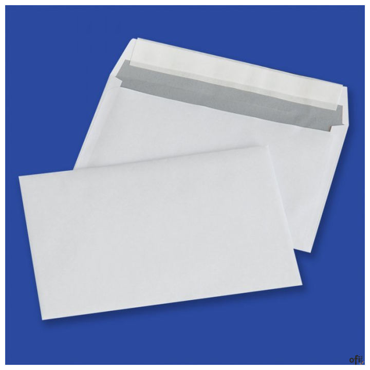 Koperty C6 HK białe 80g (1000szt.) NC samoklejące z paskiem 11032010