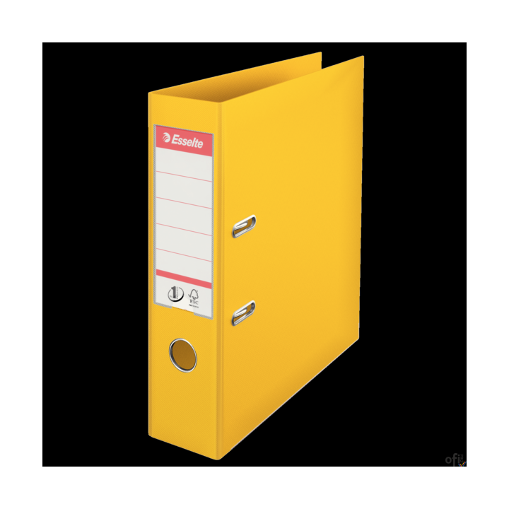 Segregator A4/75mm z mechanizmem żółty 811310 No.1 ESSELTE