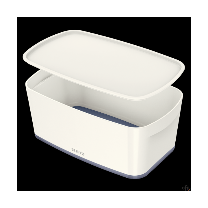 Pojemnik MyBOX mały z pokrywką biało-szary LEITZ 52291001