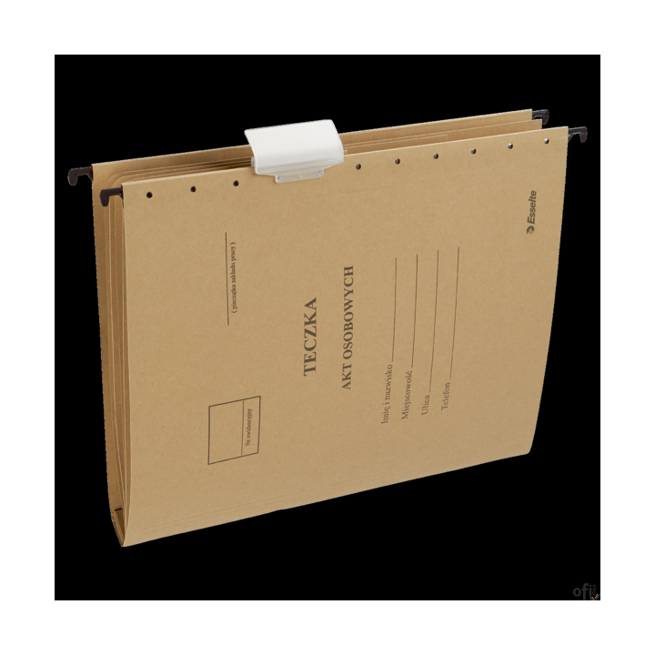 Teczka zawieszana na akta osobowe z 5 przekładkami ESSELTE 15212