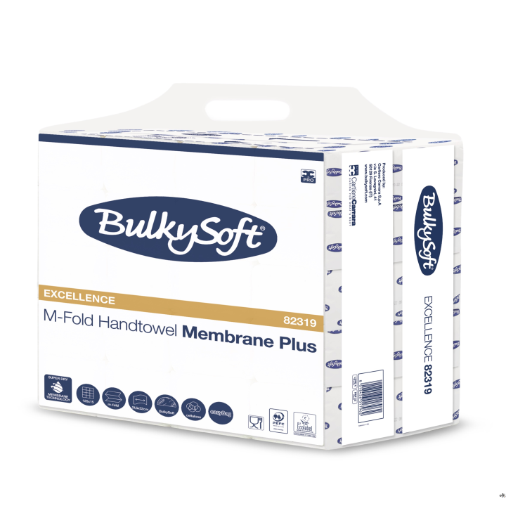 Ręcznik BULKYSOFT M-Fold luxury 82319 Membrane plus, 3 warstwy, 1800 listków