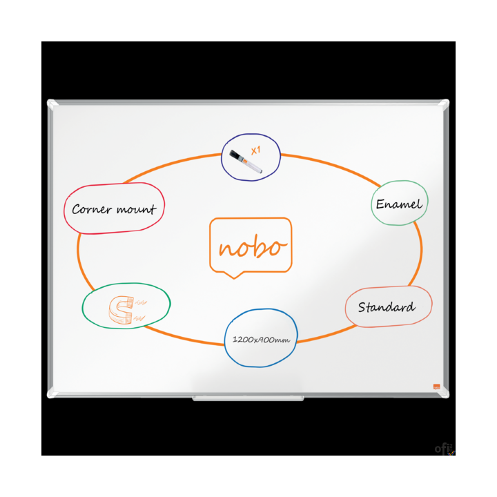 Tablica porcelanowa Nobo Premium Plus 1200x900mm 1915145