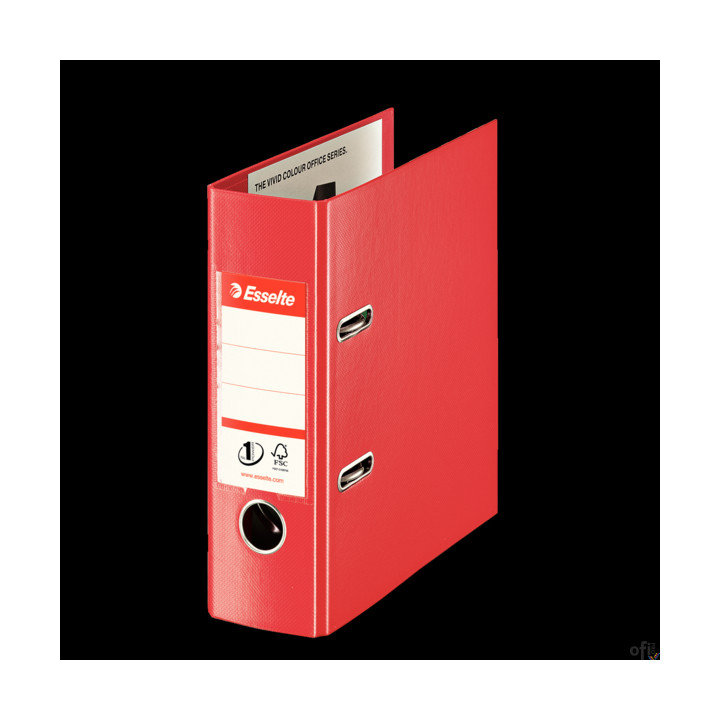 Segregator A5/75mm z mechanizmem czerwony 468630 VIVIDA No.1 ESSELTE