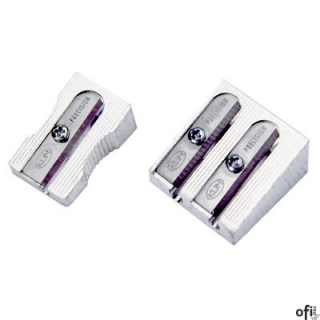 Temperówka KUM metalowa podwójna metalowa 410 w kształcie klina