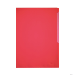 Obwoluta przezroczysta A4, PP 0,12mm Czerwony, 100szt., 233703 DURABLE