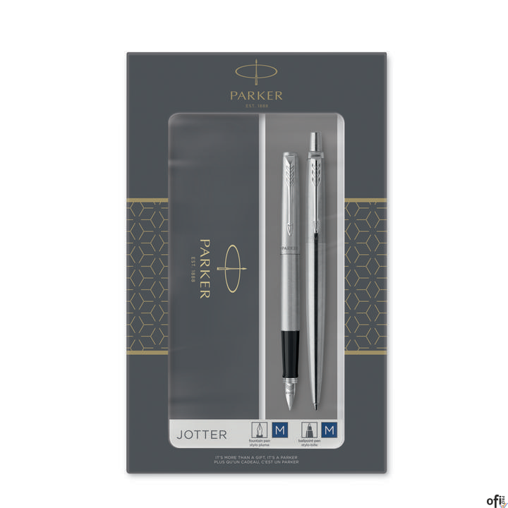 Zestaw JOTTER STAINLESS STEEL CT (Długopis + Pióro wieczne) PARKER 2093258