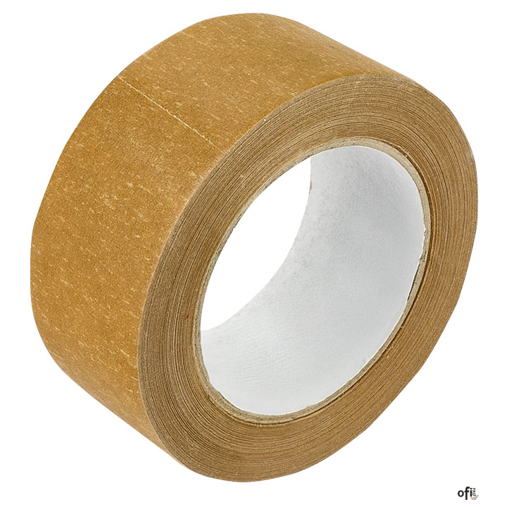 Taśma pakowa papierowa brązowa 48mmx50m, klej SOLVENT / kauczuk naturalny, 130-1959 GRAND