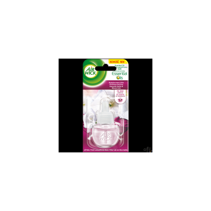 AIR WICK odświeżacz Elektryczny Księżycowa Lilia Zmysłowa Satyna wkład 19 ml  18215
