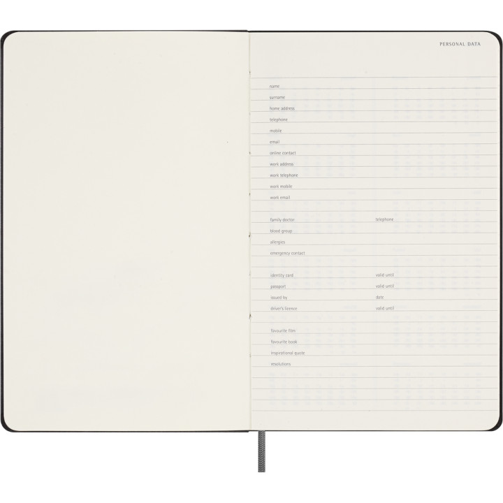 Kalendarz MOLESKINE UNDATED