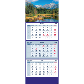 Kalendarz trójdzielny 2026 Góry Michalczyk i Prokop T-105T-04