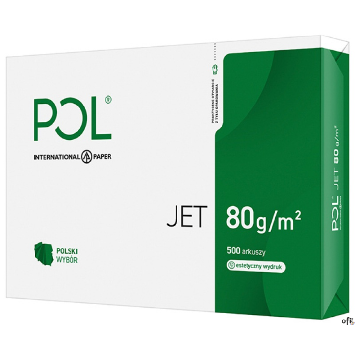 Papier xero A3 POLJET 80g klasa białości A