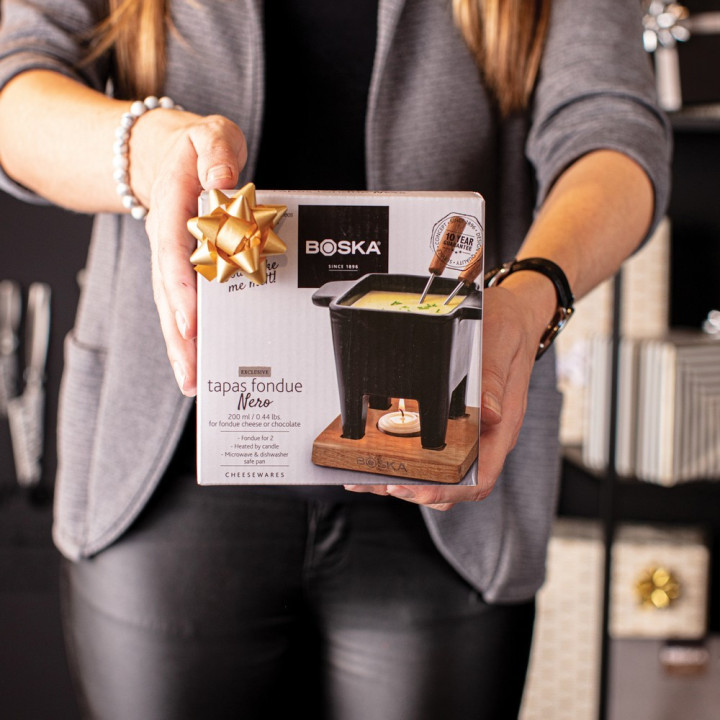 Zestaw do serwowania fondue BOSKA Tapas Fondue Nero
