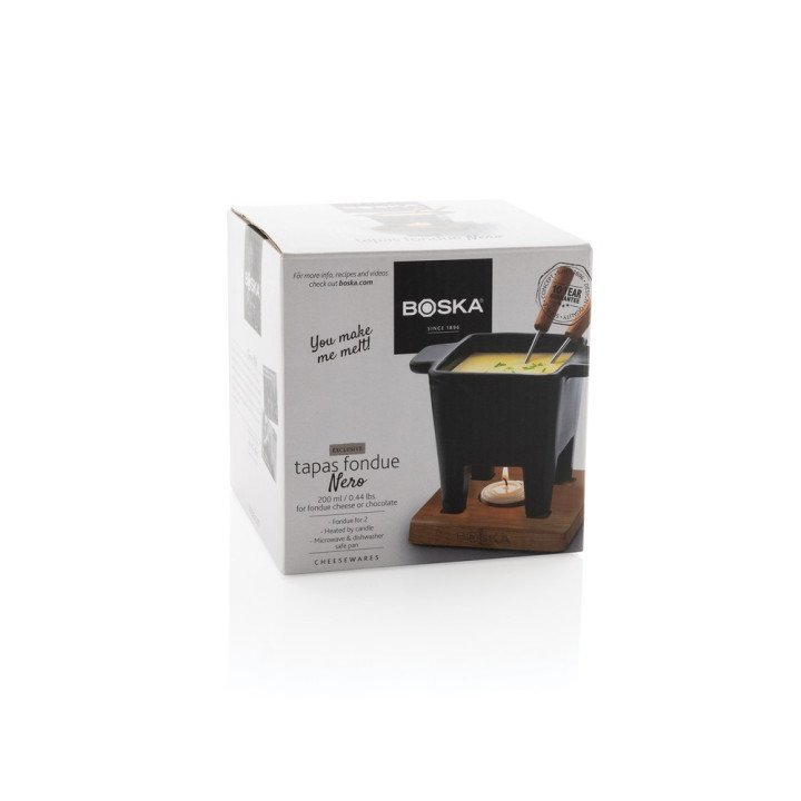 Zestaw do serwowania fondue BOSKA Tapas Fondue Nero