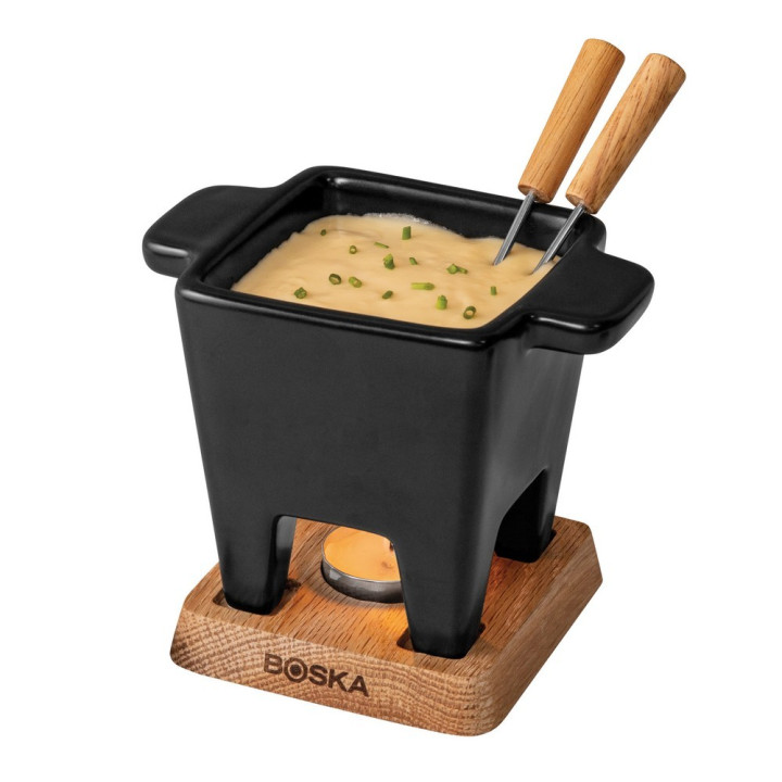 Zestaw do serwowania fondue BOSKA Tapas Fondue Nero