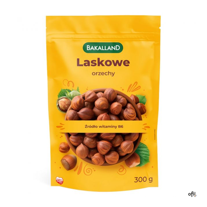 Orzechy laskowe 300g BAKALLAND