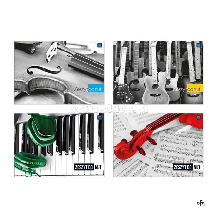 Zeszyt do nut A4 GARWOLIN