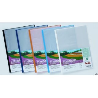 Skoroszyt prezentacyjny, 10 kieszeni żółty DCP2410-G PENTEL (X)