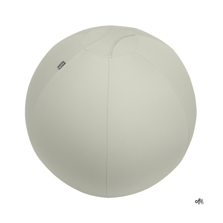 Piłka do siedzenia Leitz Ergo, 75cm, z zabezpieczeniem przed niekontrolowanym toczeniem się, jasnoszara 65430085