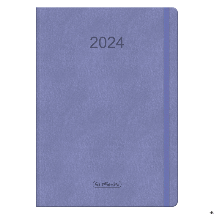 Kalendarz Tygodniowy A5 Flex Fioletowy 2024 9588369 Herlitz