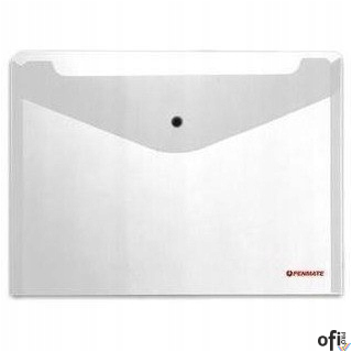 Teczka kopertowa na zatrzask A4 przezroczysta PP-231 TT6705 PENMATE