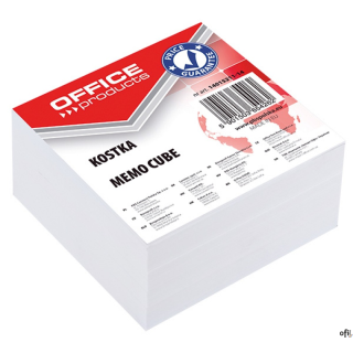 Kostka OFFICE PRODUCTS nieklejona, 85x85x40mm, biała