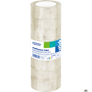 Taśma biurowa GRAND 18x30m opakowanie 8szt. 130-1936