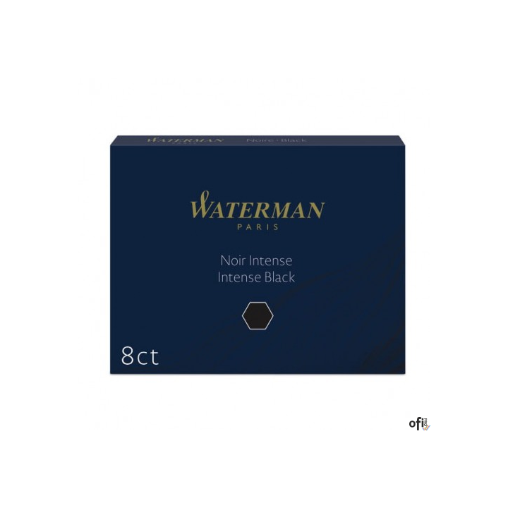 Naboje standard WATERMAN (8szt.) czarny, S0110850