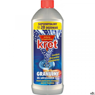 KRET Granulki do udrażniania rur  560g 4219