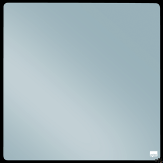 Mała kwadratowa tabliczka suchościeralna Nobo, 360 mm x 360 mm, szary błękit 1915624