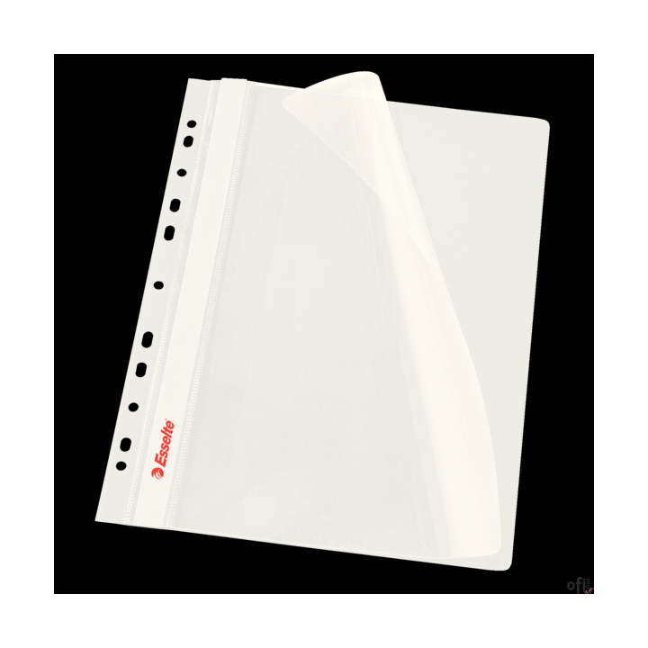Skoroszyt wpinany ESSELTE biały 13583 10szt. w folii