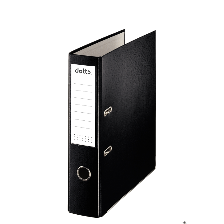 Segregator ekonomiczny DOTTS A4/75mm czarny (627597)