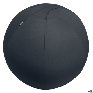 Piłka do siedzenia Leitz Ergo, 75cm, z zabezpieczeniem przed niekontrolowanym toczeniem się, ciemnoszara 65430089