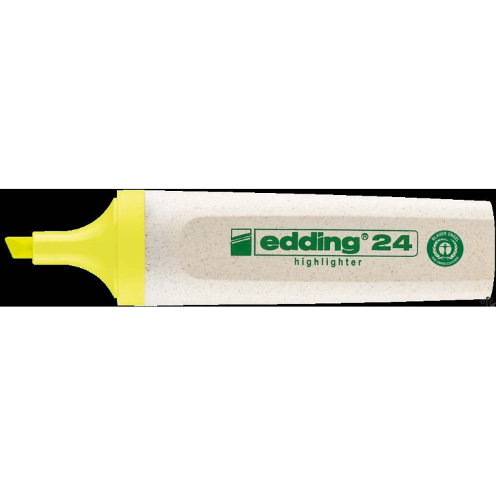 Zakreślacz ekologiczny EDDING żółty  24/005/z ed (X)