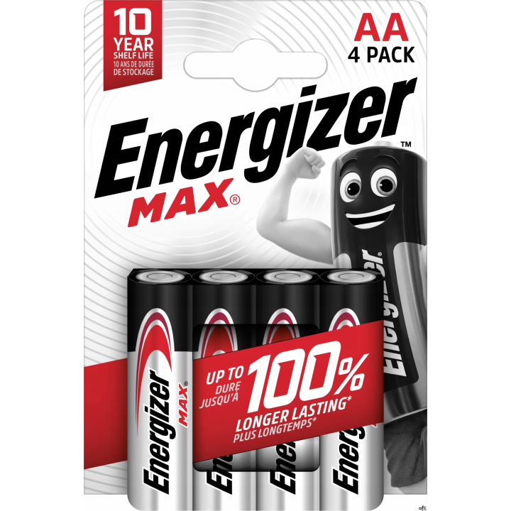 Bateria alkaliczna MAX ENERGIZER LR6/AA (4szt)