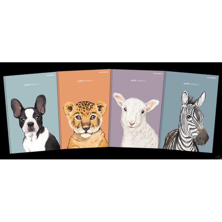 Brulion TOP ANIMAL SZY A5 96K 70G linia 400169480 Top 2000