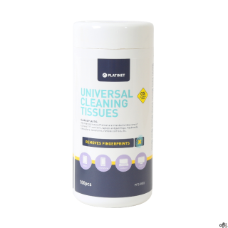 Chusteczki do czyszczenia plastików, szkła i obudów PLATINET PFS5855 100szt