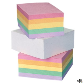 Kostka klejona DOTTS 90x90x35 kolorowa