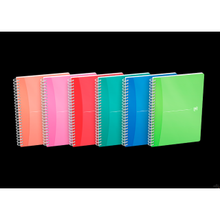 Kołonotatnik A5 90 kartek kratka My Colours Oxford 100102483